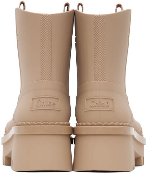 Raina rain boots in beige 